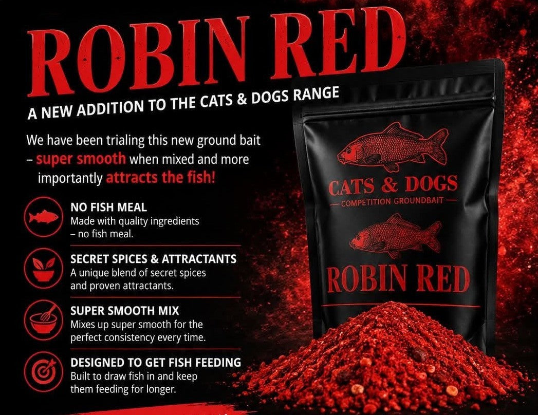 Cats and Dogs Robin Red Groundbait