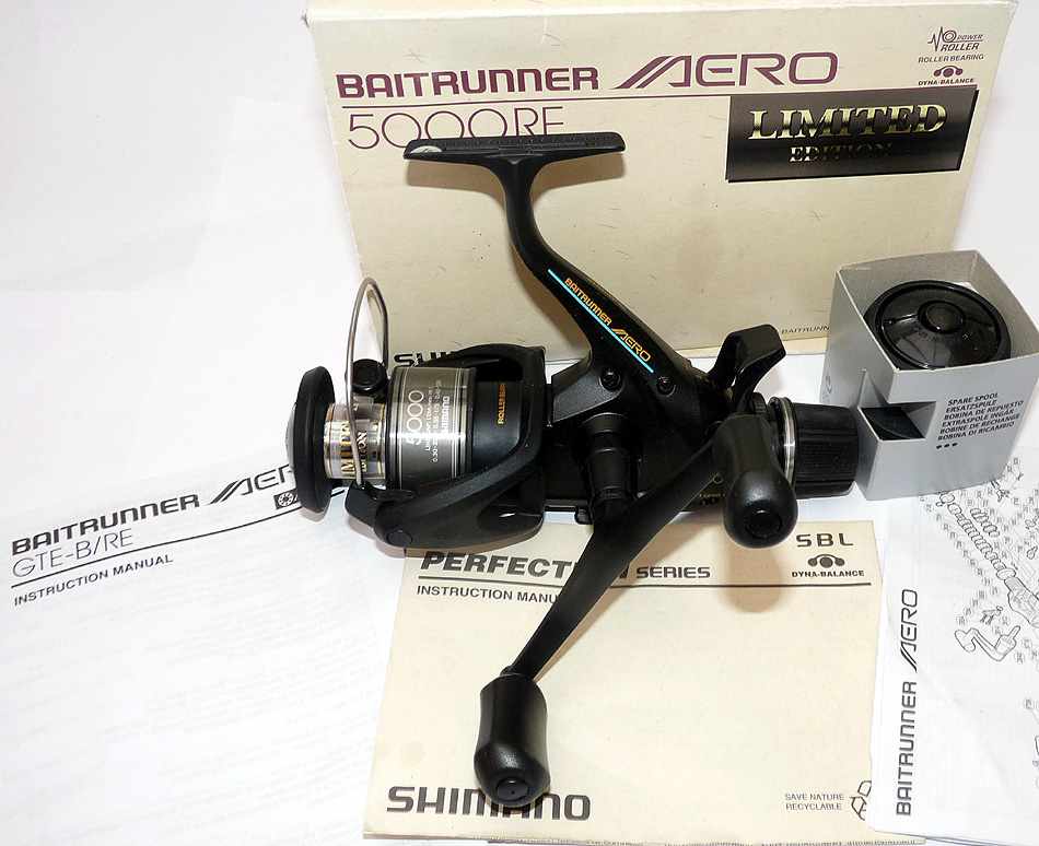 Shimano 5000 RE Ltd Edition Baitrunner, old shop stock