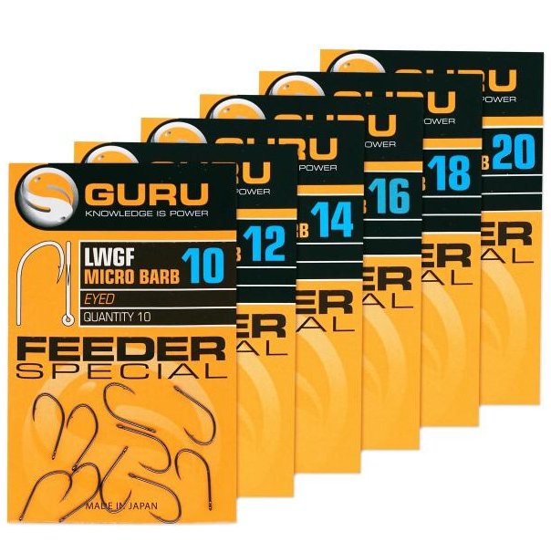 Guru LWGF Hooks (Micro Barb)