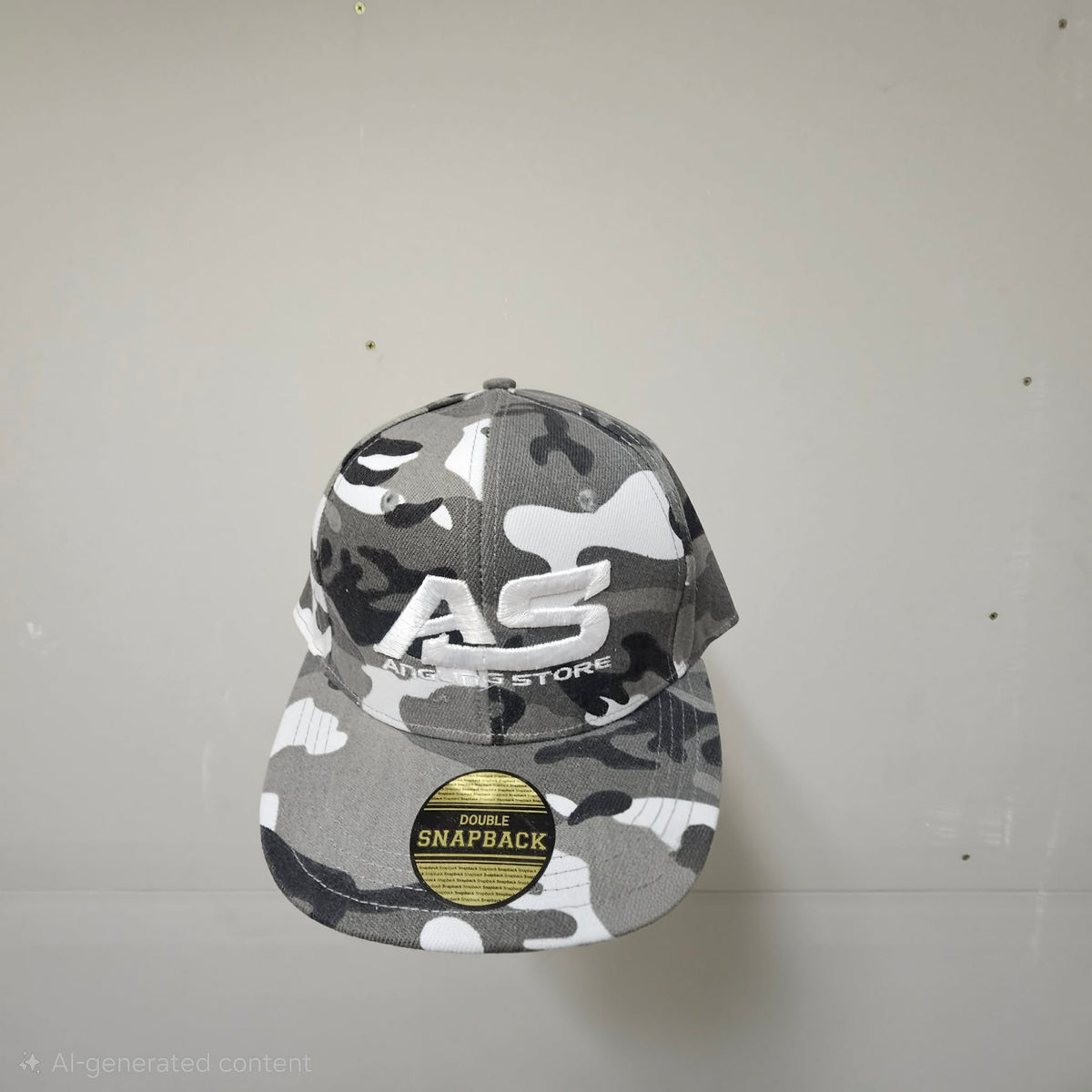 AS Double Snapback 3tone Camo Cap