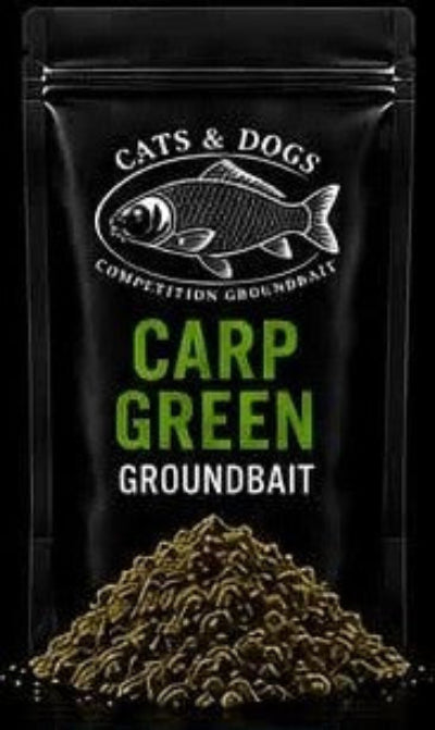Cats & Dogs Carp Green Groundbait 1kg