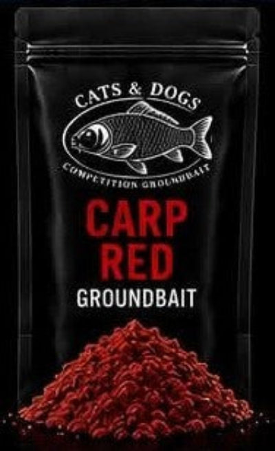 Cats & Dogs Carp Red Groundbait 1kg