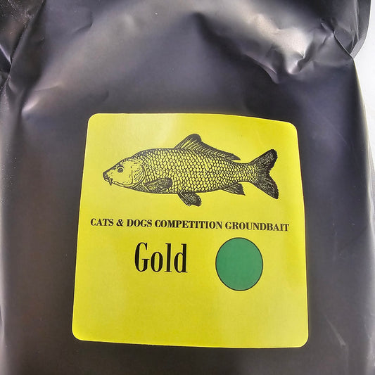 Cats & Dogs Gold Groundbait 1kg -green
