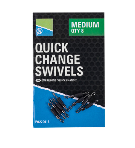 Preston Quick Change Swivels - Medium