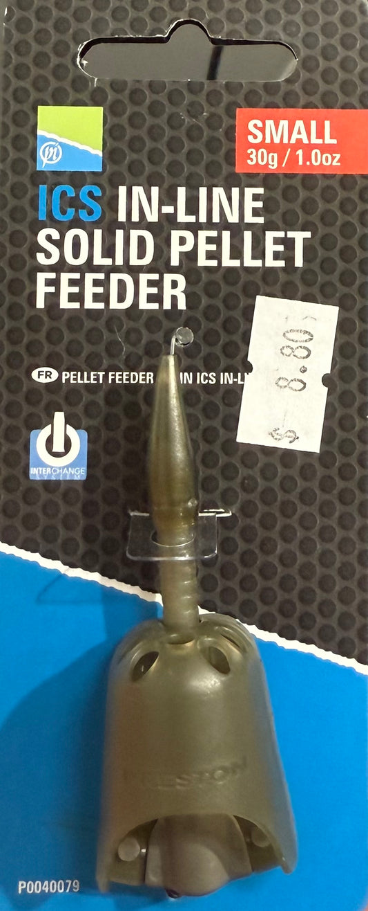 Preston Ics In-Line Solid Pellet Feeder - Small 30G
