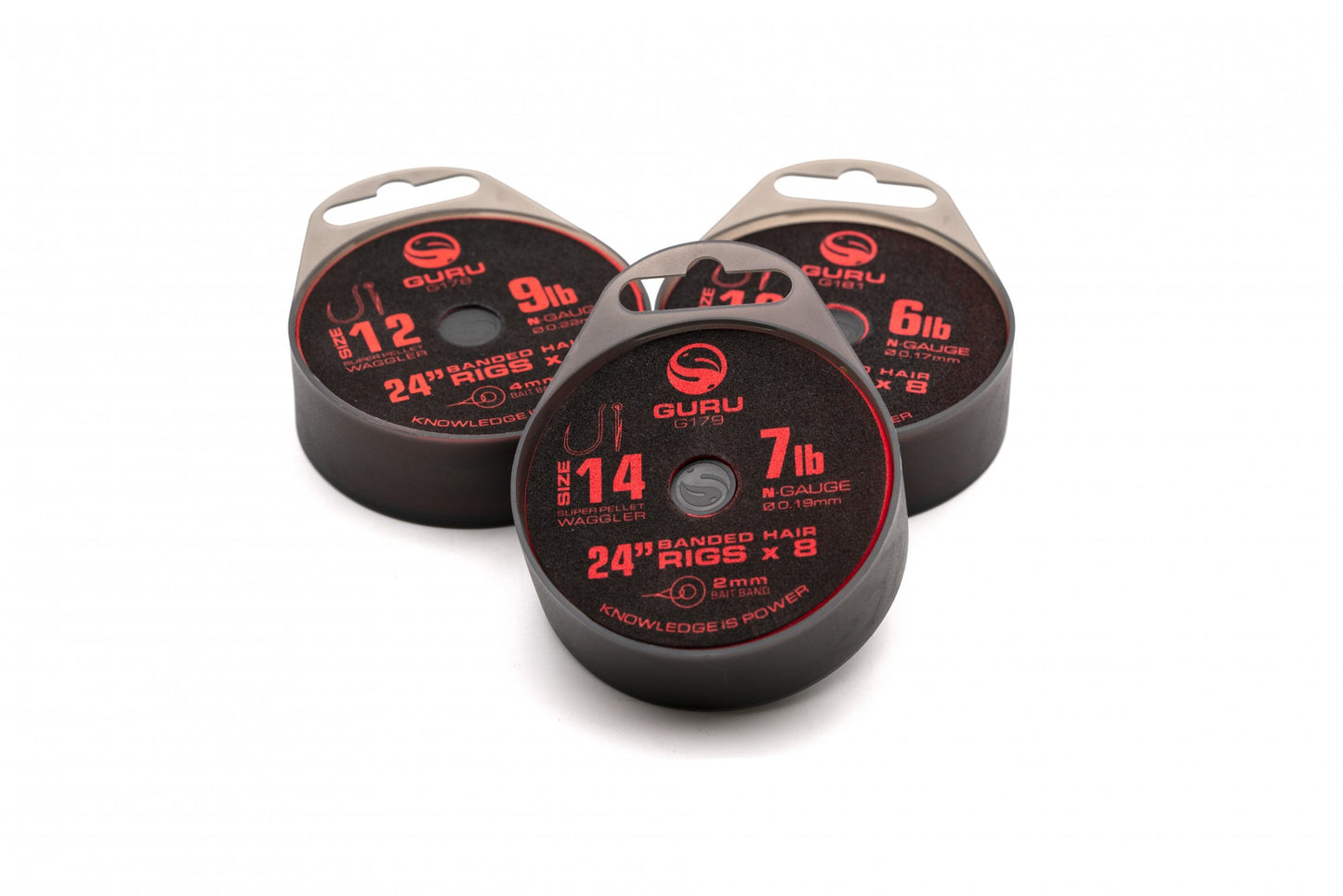 Guru - Pellet Waggler Bait Band Rigs 24"