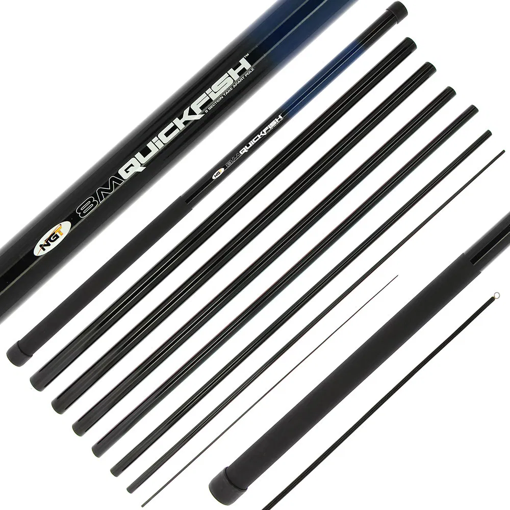 NGT QuickFish Pole - 8m Take Apart Pole