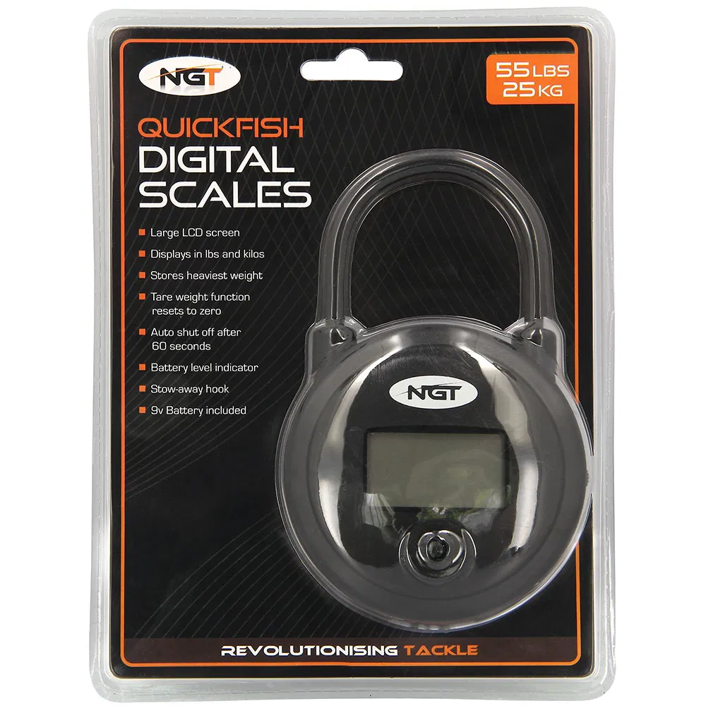 NGT Quickfish Scales - Digital Round 55lb / 25kg Scales – anglingstore