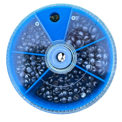 AS Performance Fishing Shot Weights – 205pcs Lead Split Shot Sinkers (5 Sizes)