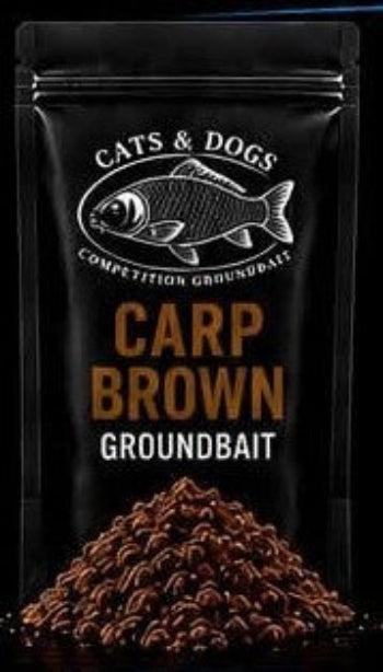 Cats & Dogs Carp Brown Groundbait 1kg