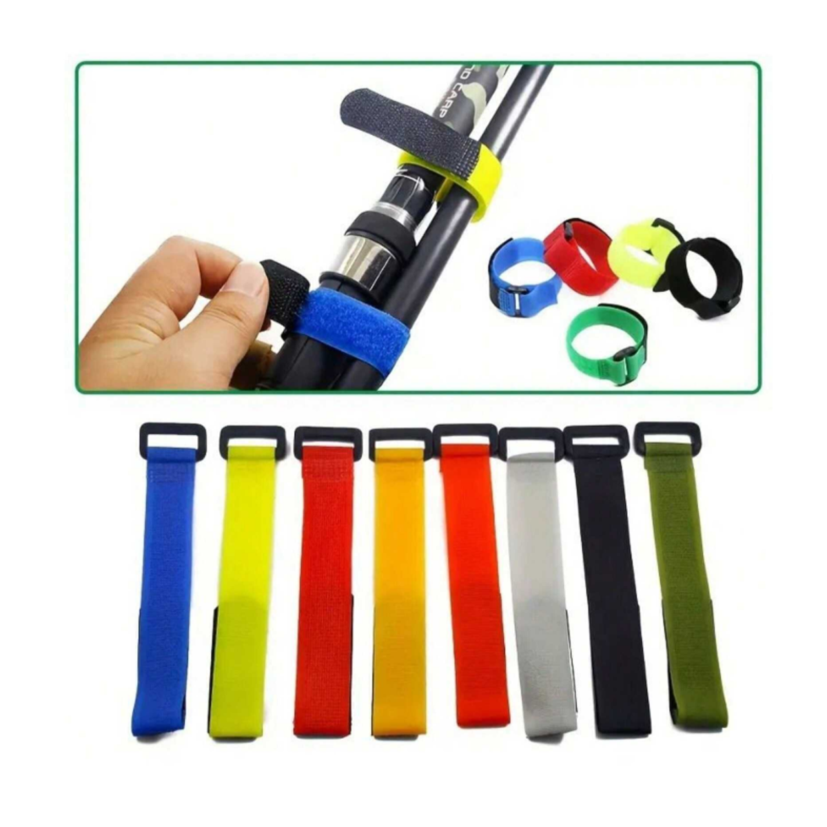 Fishing Rod Tie Strap Per Pair